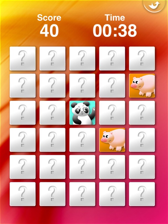 Screenshot #2 for Animals' Matching for Kids - Memory Game