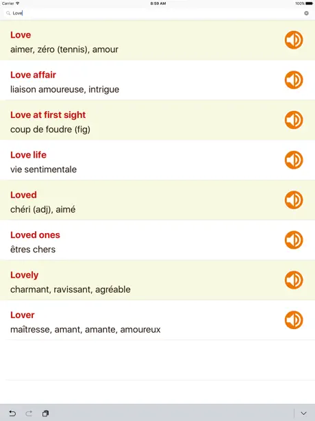 English French Dictionary Offline For Ipad