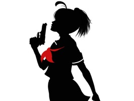 話題のゲームアプリ「シルエット少女」がステッカーに!
