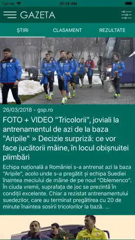 Game screenshot Gazeta - Ştiri din sport mod apk