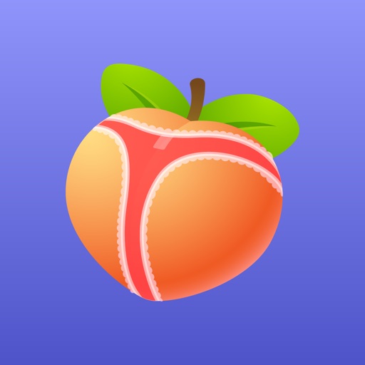 Animated Naughty Peach GIF App Icon