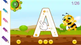 Game screenshot A-Z Alphabet Coloring Tracing Game for kids mod apk