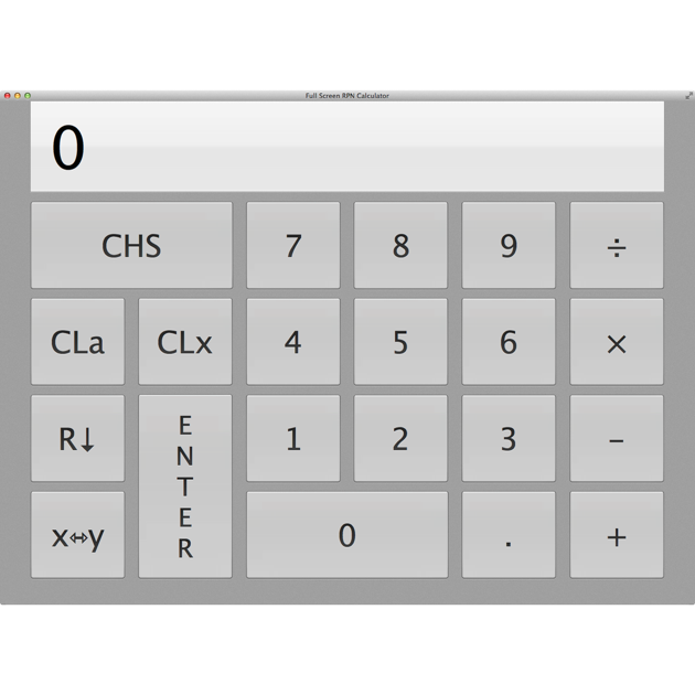 Calculator full screen discount