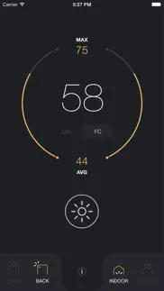 light meter - lux and foot candle measurement tool iphone screenshot 2