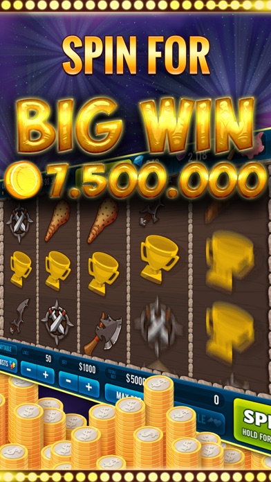 Screenshot #2 pour Vikings Clash Casino Slot Game