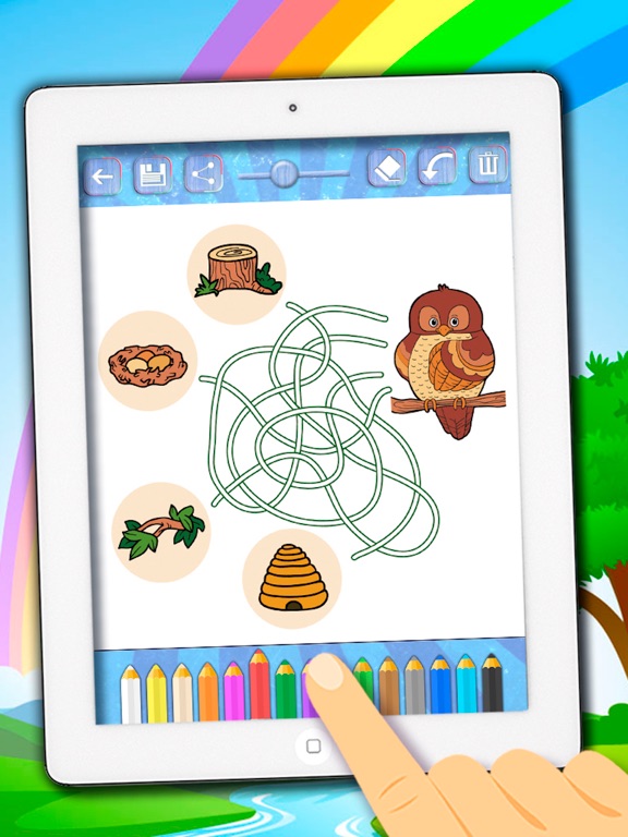 Mazes – logic games for children iPad screenshot