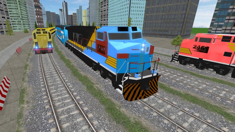 Driving In City Train 2016