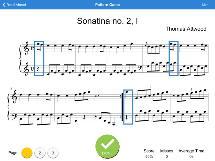 Read Ahead Piano Sight Reading