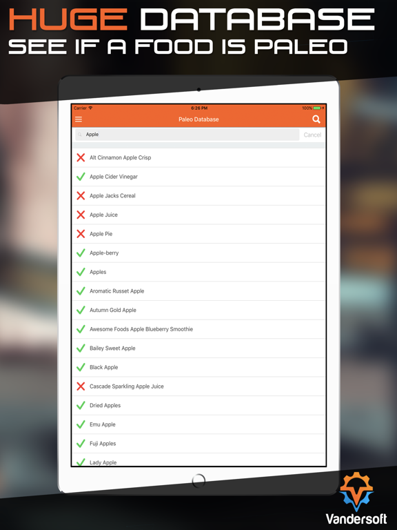 Screenshot #5 pour Paleo Diet Food List - Database & Tracking