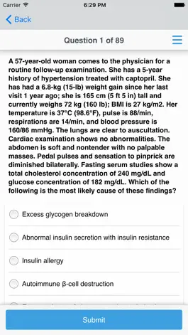 Game screenshot Shelf Exam: Internal Medicine apk