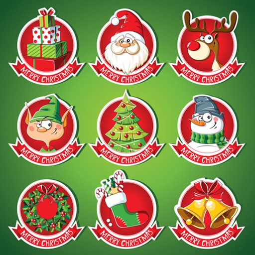 Xmas Santa Clause Sticker icon