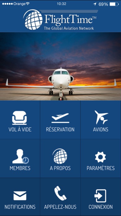 Screenshot #1 pour FlightTime affrètement d'avion