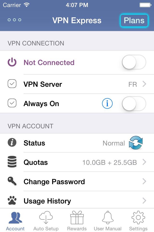 VPN Express - Free Mobile VPN screenshot 2