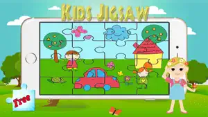 Kid Jigsaw Puzzles Games for kids 2 to 7 years old screenshot #1 for iPhone