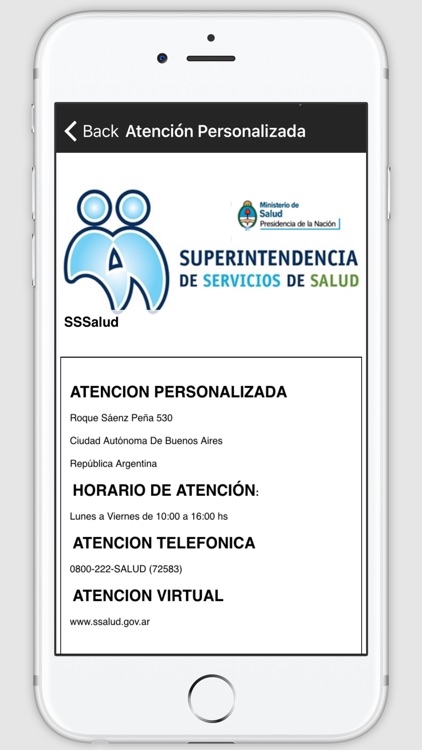 OSPREM móvil screenshot-3