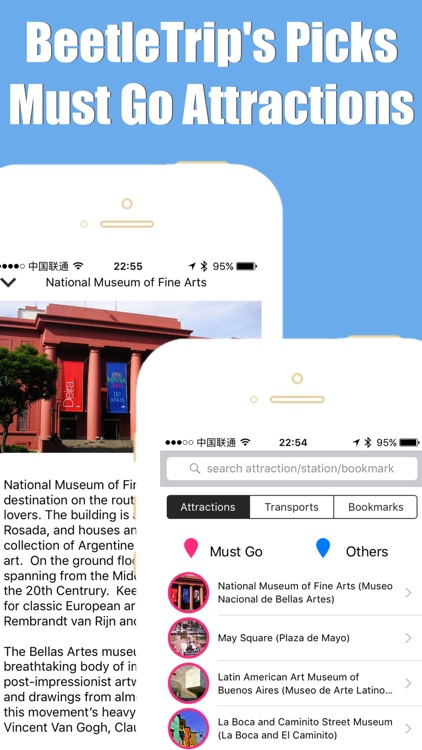 Buenos Aires Argentina travel guide and offline city map by Beetletrip Augmented Reality advisor