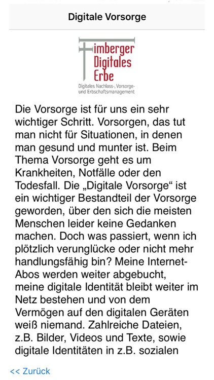 Digitale Vorsorgevollmacht