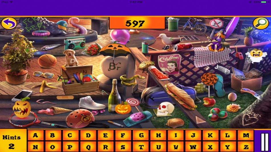 #1. Free Hidden Objects: Halloween Hidden Alphabets (iOS) By: atul patel