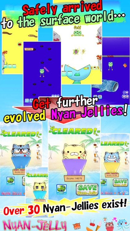 Nyan-Jelly  Get & Float: Decorate with sweets!