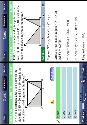 Practice Tests for GRE® Math screenshot 2