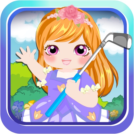 Princess playing golf - simulation golf game