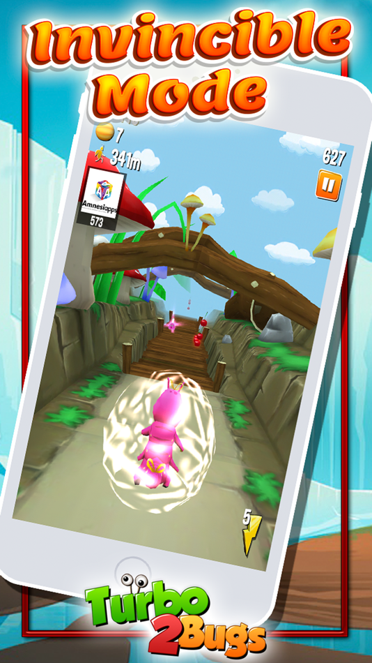 #5. Turbo Bugs 2 - Endless Running Game (iOS) 由: Bytewaves Inc