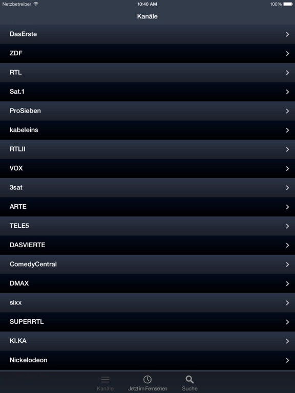 Screenshot #4 pour Das TV Deutschland für iPad Guide