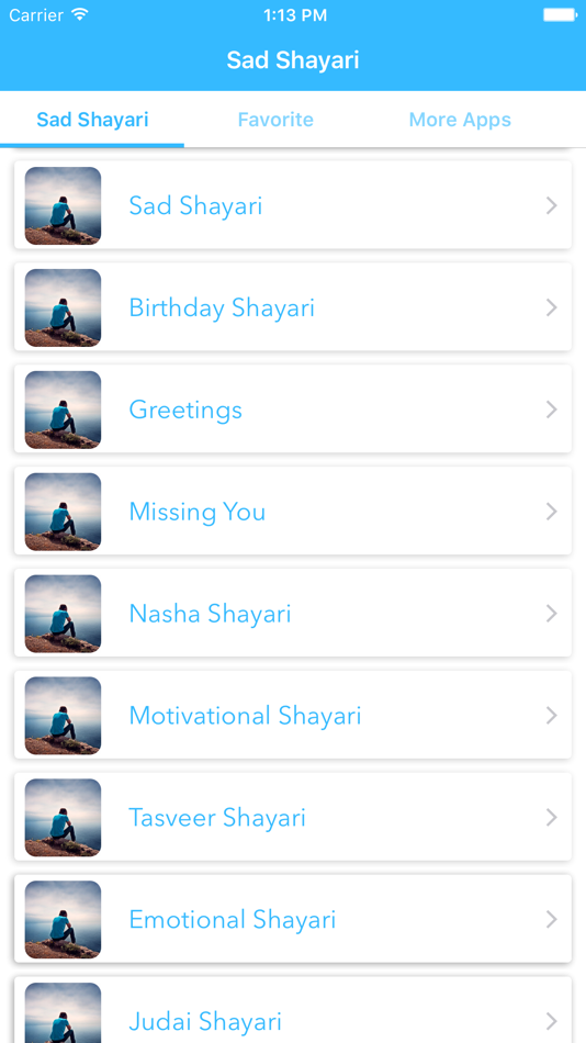 Sad Shayari - The Best Collection of Sad Shayari - 1.0 - (iOS)