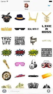 thug life stickers – pimp your chat for imessage iphone screenshot 3