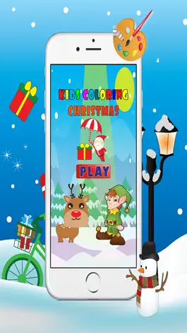 Game screenshot Christmas Coloring Book - Free Kids Colors Pages mod apk