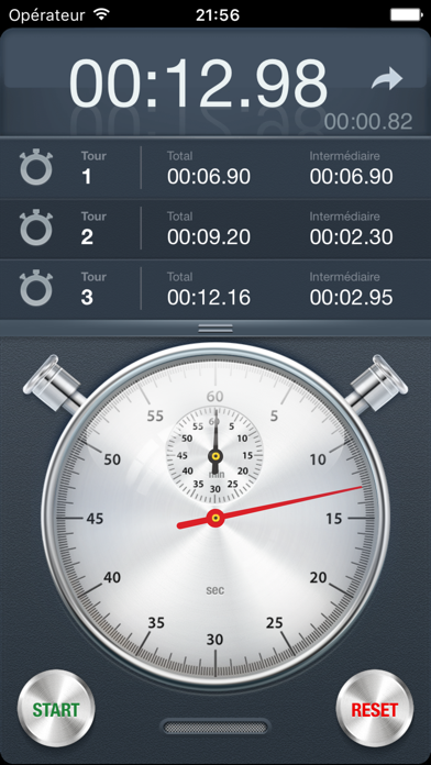 Screenshot #1 pour Chronomètre+