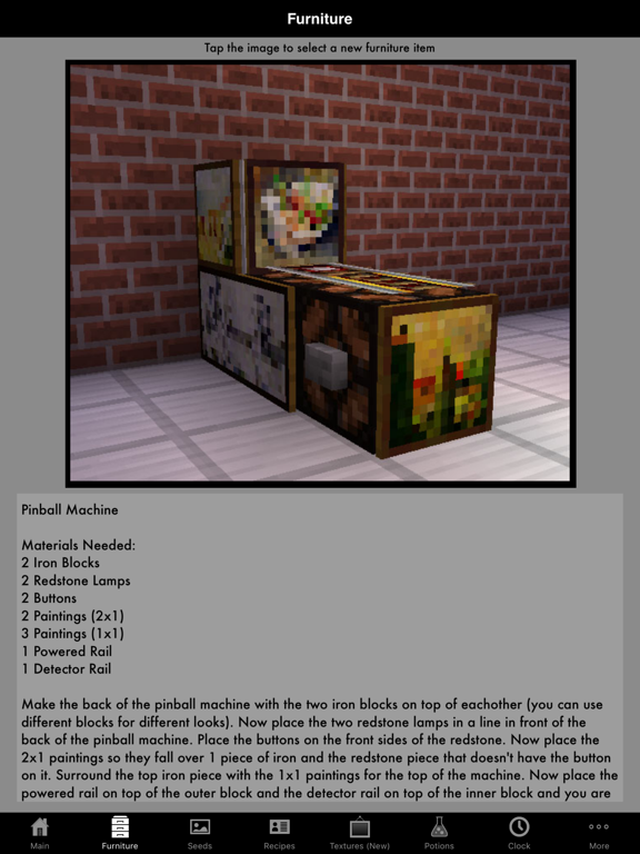 Screenshot #5 pour Guidecraft - Furniture, Guides, + for Minecraft