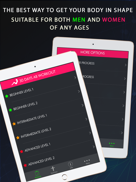 30 Day Ab Fitness Challenges ~ Daily Workout iPad screenshot 5 - Health & Fitness app