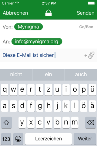 Mynigma - Safe email made simple screenshot 3