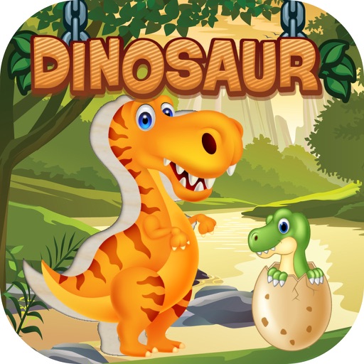 Dinosaurs puzzles for kids preschool educational iOS App