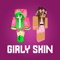 Girls skin design Wallpapers for minecraft edition