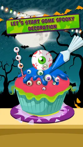 Game screenshot Cupcake Maker Halloween TOP Cooking game for kids mod apk