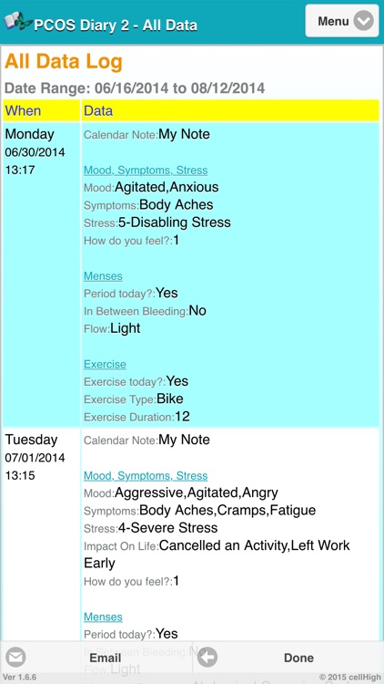 PCOS Diary 2 screenshot-3