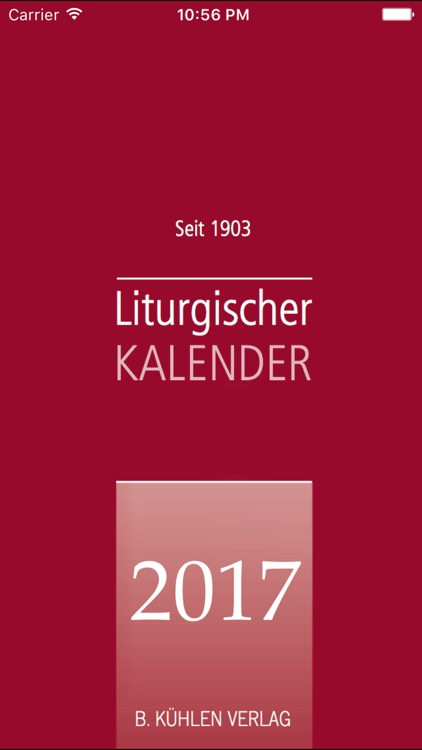 Liturgischer Kalender 2017