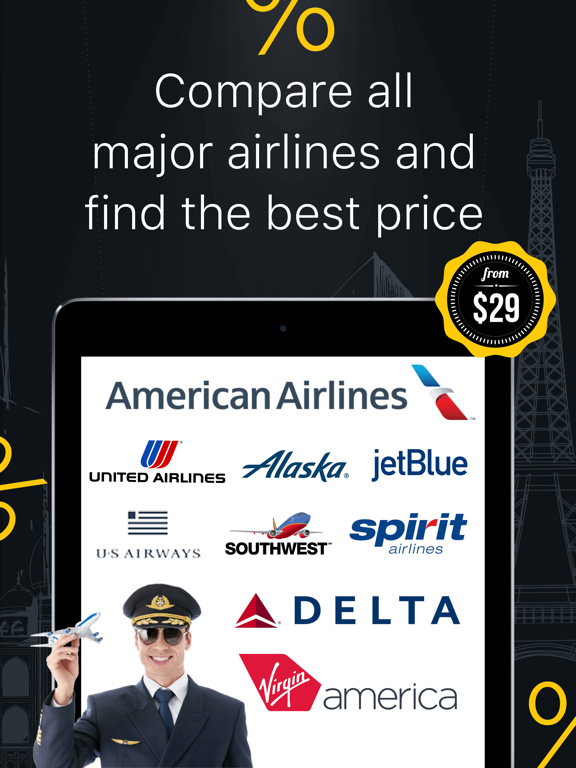 Cheapest Airfare Prediction – Cheap Flights Online, Fare Deals & Price Forecast iPad screenshot 5 - Travel app