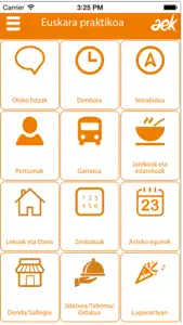 AEK euskara praktikoa screenshot #1 for iPhone