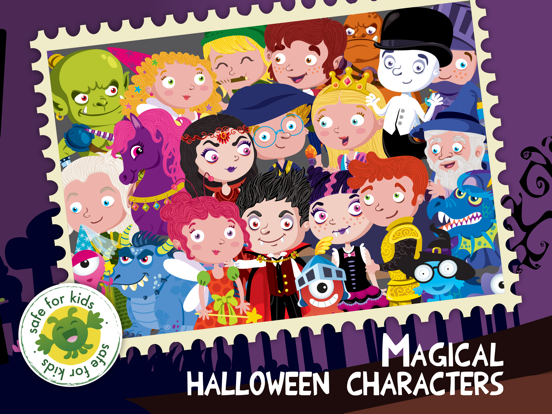 Planet Halloween – Games and Dress up for kids iPad app afbeelding 3