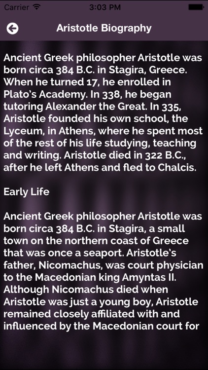 Quotes & Biography of Aristotle - A philosopher