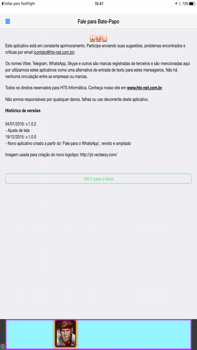 Screenshot #3 pour Fale para Bate-Papo