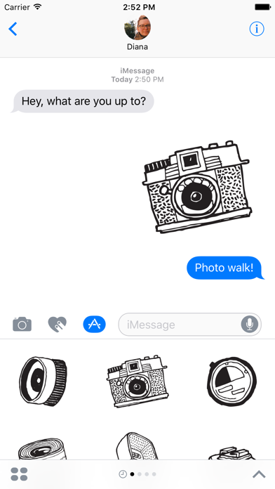 Screenshot #1 pour Diana Stickers