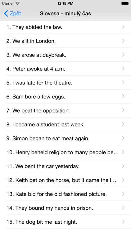 Anglická nepravidelná slovesa