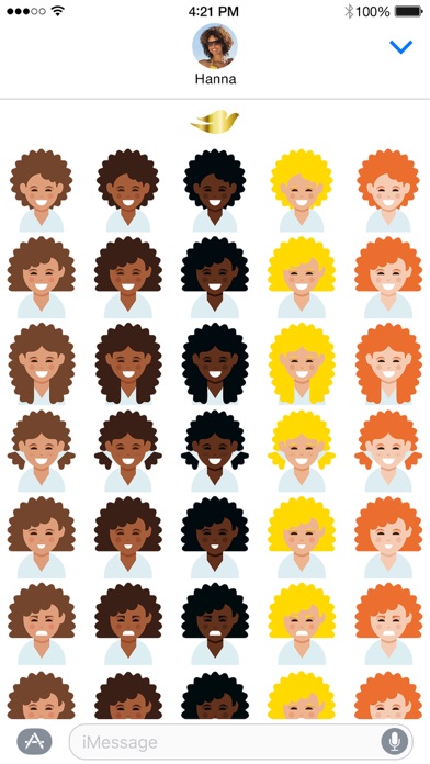 Screenshot #2 pour Dove Love Your Curls Stickers
