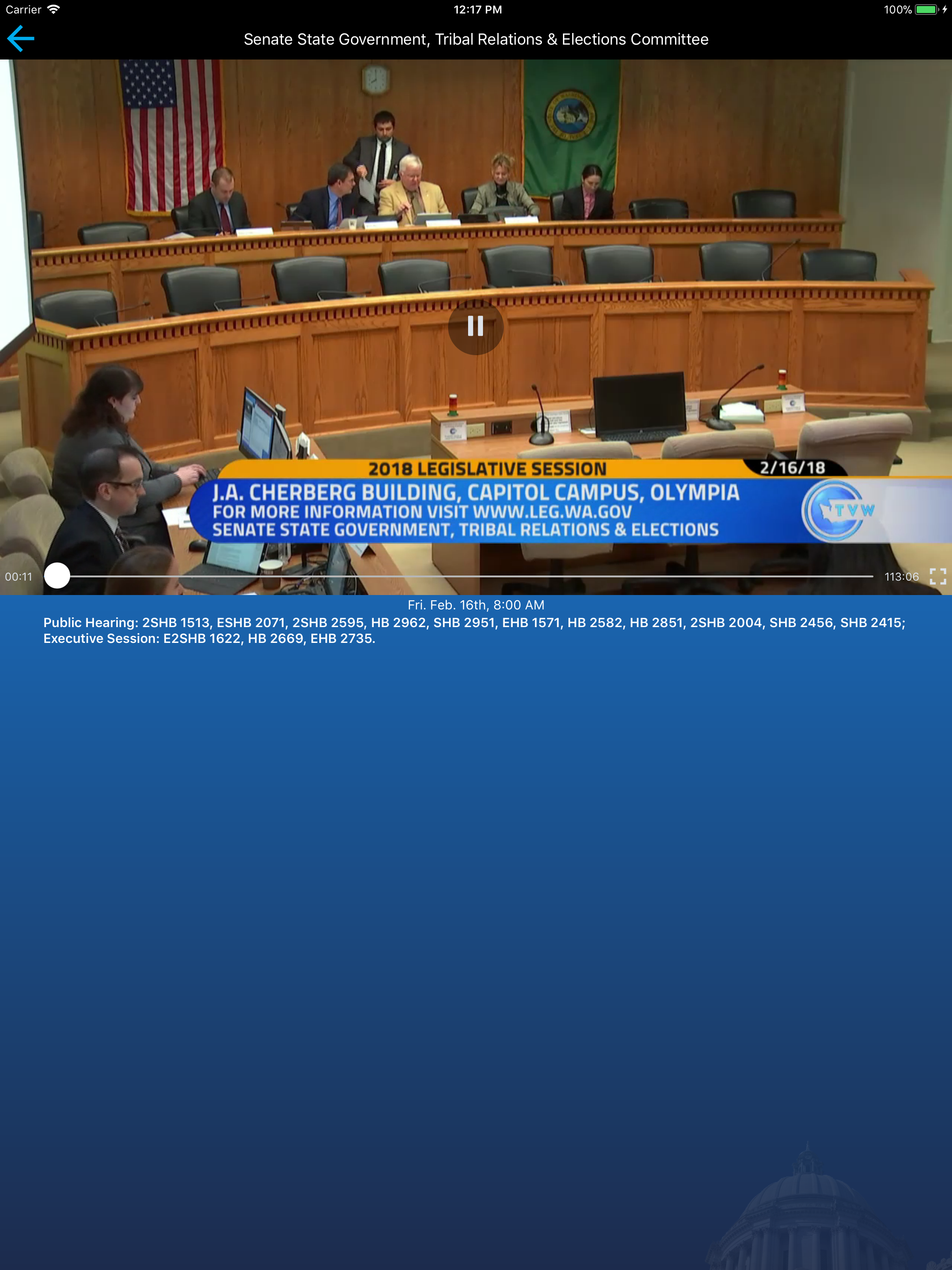 TVW, WA Public Affairs Network screenshot 9