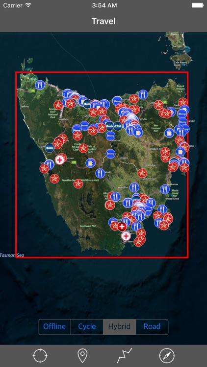 TASMANIA – GPS Travel Map Offline Navigator