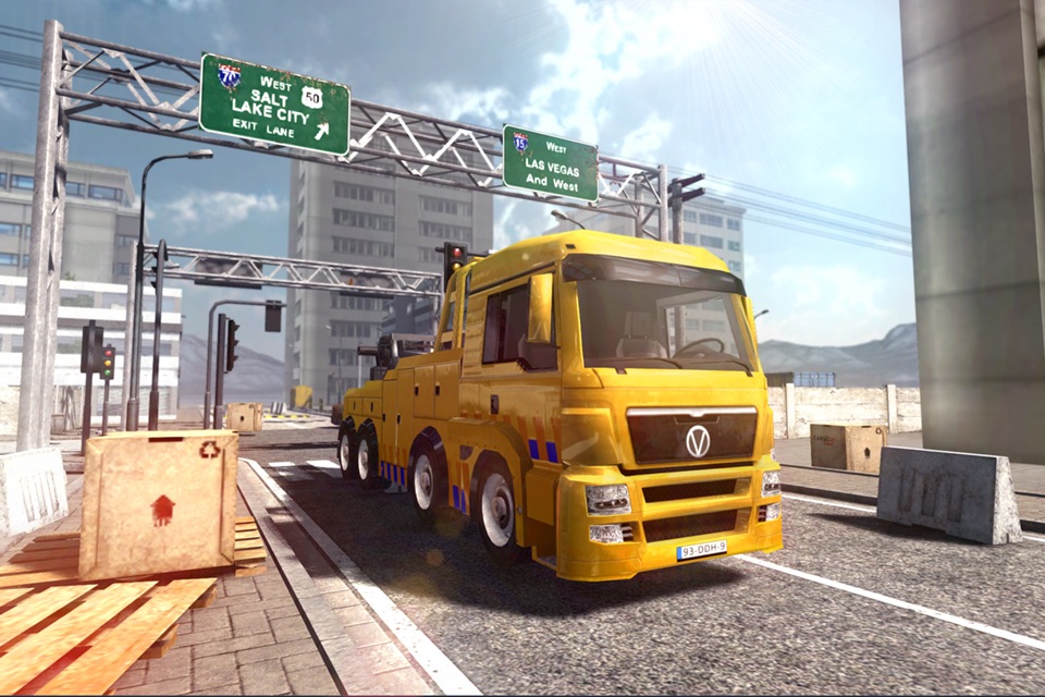 Construction Crane Parking - Driving Simulator screenshot 3